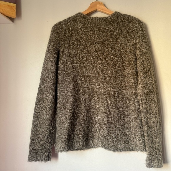 Banana Republic Brown Sequin-Trim Sweater cardigan Jacket Size Medium - Picture 4 of 6